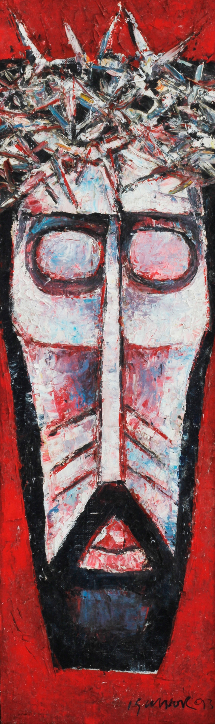 Ang Kiukok Christ (1993) MutualArt