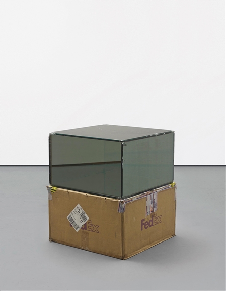 FEDEX ® MEDIUM KRAFT BOXES, PRIORITY OVERNIGHT, LOS ANGELES-NEW YORK TRK#864049582968 & 795506877964,  NEW-YORK-LOS ANGELES TRK# LOST, OOSTENDE-PARIS TRK#803074770903 by Walead Beshty, 2007