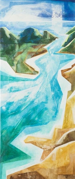 Waterland XXVI-River by Marta Bilecka, 2014