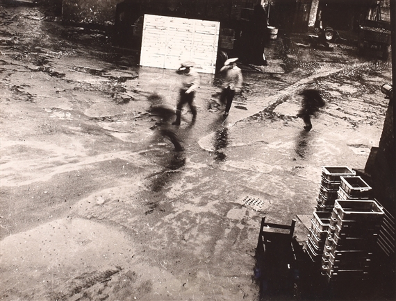 V dešti, nedatováno by Antonín Gribovský