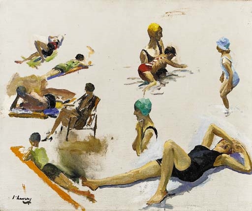 Bathing Studies by John Lavery, 1930