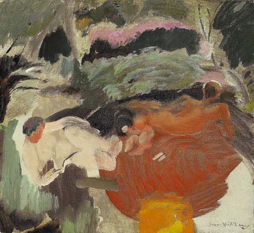 Young Family by Ivon Hitchens, circa 1942