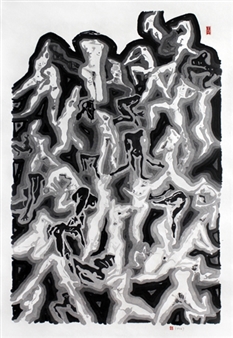 Naked Lines :: Yes and No: Ink Paintings by Ban Wei - Art Beatus, Hong Kong