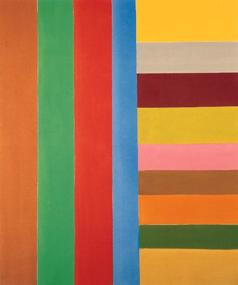 Down and Across by Jack Bush, 1967