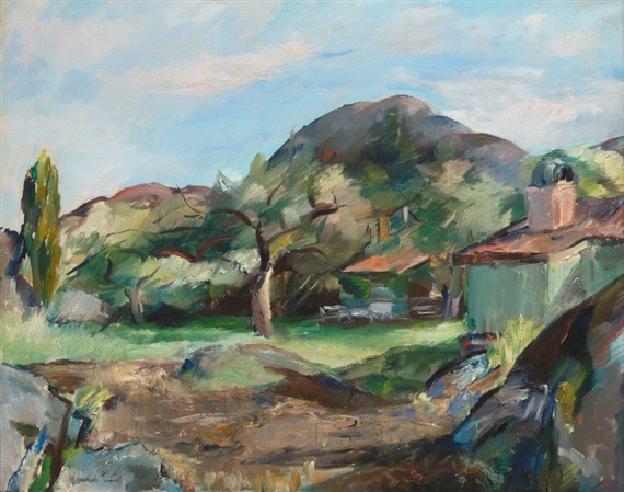 Høst i Espevika by Henrik Lund, Circa 1929