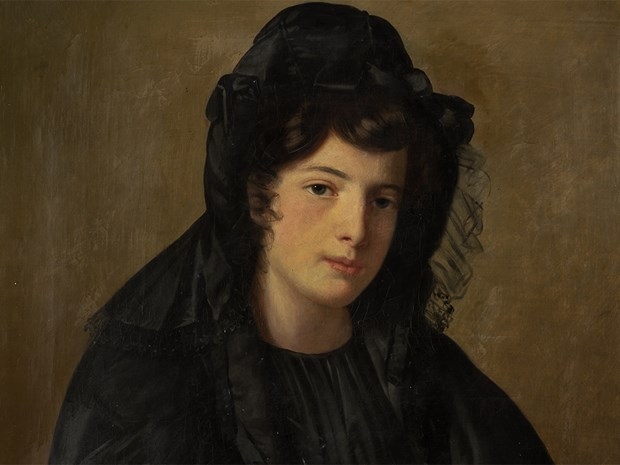 Jean Joseph Vaudechamp | Portrait of a Lady (1827) | MutualArt