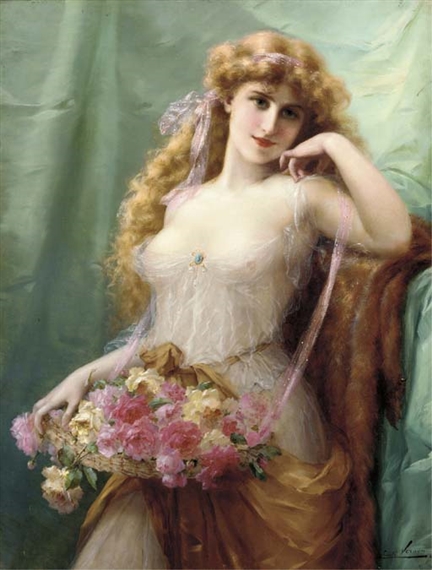 Sweet as roses by Émile Vernon, 1905