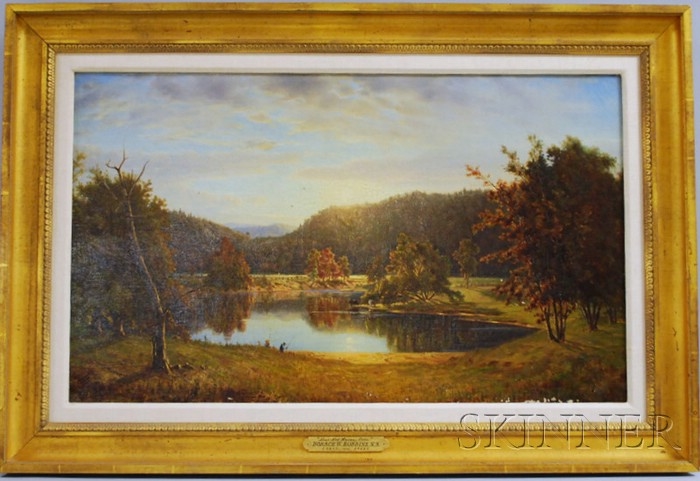 Artwork by Horace Wolcott Robbins, Near New Haven, Connecticut, Made of Oil on canvas