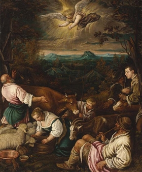The Annunciation to the Shepherds - Giambattista dal Ponte