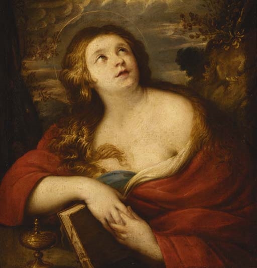The penitent Magdalene by Simon Vouet