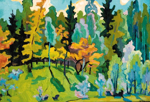 In the Forest by Viktor Templin