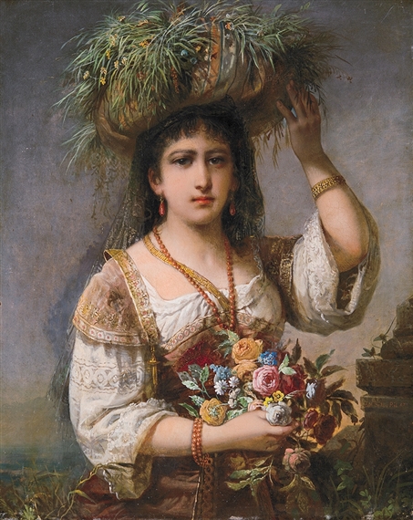 Florist by Pal Böhm, 1887