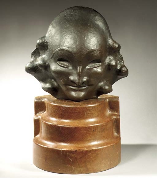 Mask by John Rädecker, circa 1923-1924