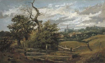 A view of Hampstead Heath looking towards Cannon Place - Harriett Gouldsmith