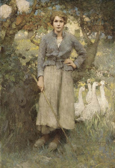 The Goose Girl by William Lee-Hankey