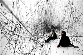 Tomás Saraceno at the San Francisco Museum of Modern Art
