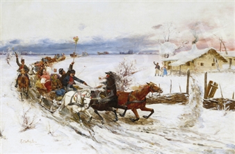 Horse Sleigh - Laszlo Pataky von Sopatak