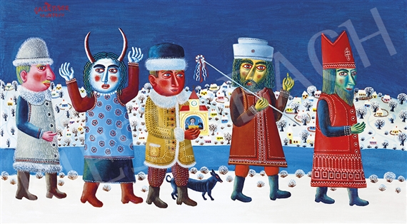 Christmas Pageant by Tamás Galambos, 1974