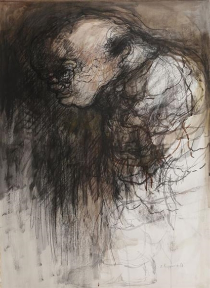 Profile of Man by Denis Pouppeville, 1986