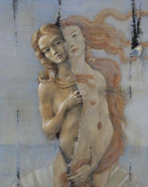 Artwork by Francis de Lassus Saint-Geniès, Rebirth, Made of Oil on canvas, mounted on board