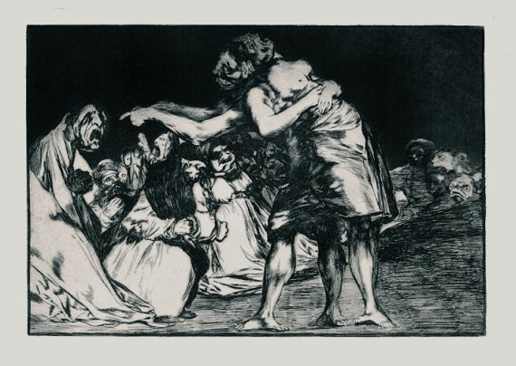 Disparate matrimonial (Die schlecht Verheiratete) by Francisco José de Goya y Lucientes