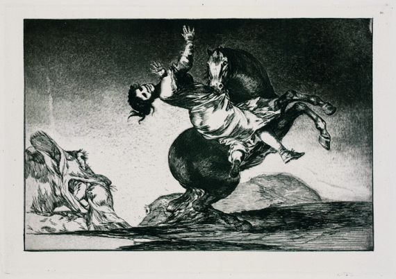 El caballo raptor (Der Pferde-Entführer) by Francisco José de Goya y Lucientes