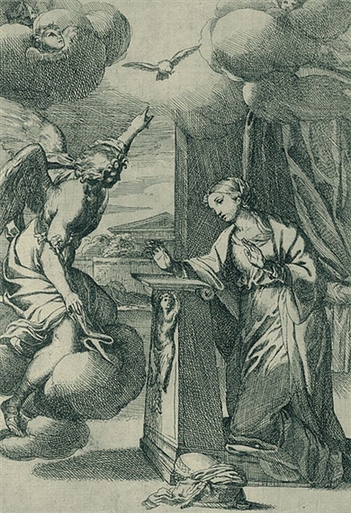 Die Verkündung an Maria by Carlo Maratta, 1680