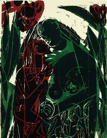 Paar by HAP  Grieshaber, 1964