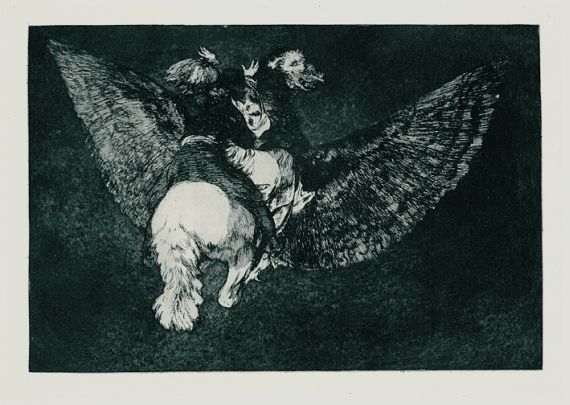 Disparate volante (Fliegende Torheit) by Francisco José de Goya y Lucientes