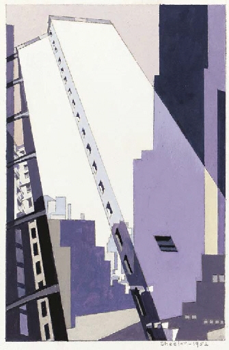 Convergence II by Charles Sheeler, 1952