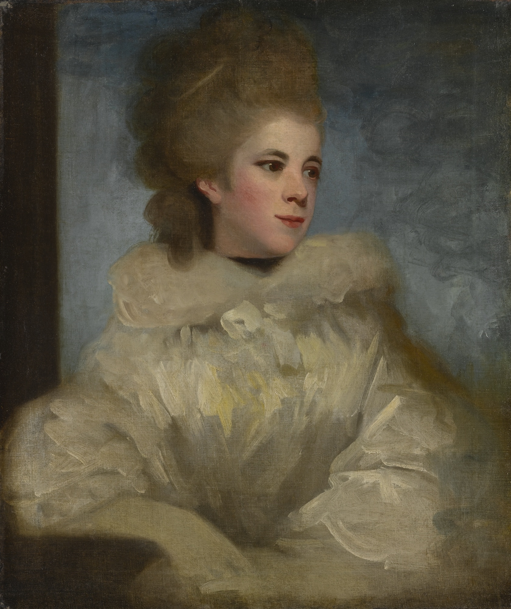 Artwork by Sir Joshua Reynolds, PORTRAIT OF MRS. ABINGTON (1737-1815), Made of oil on canvas