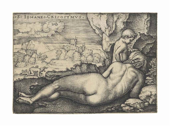 The Penance of Saint John Chrysostom by Hans Sebald Beham, circa 1545