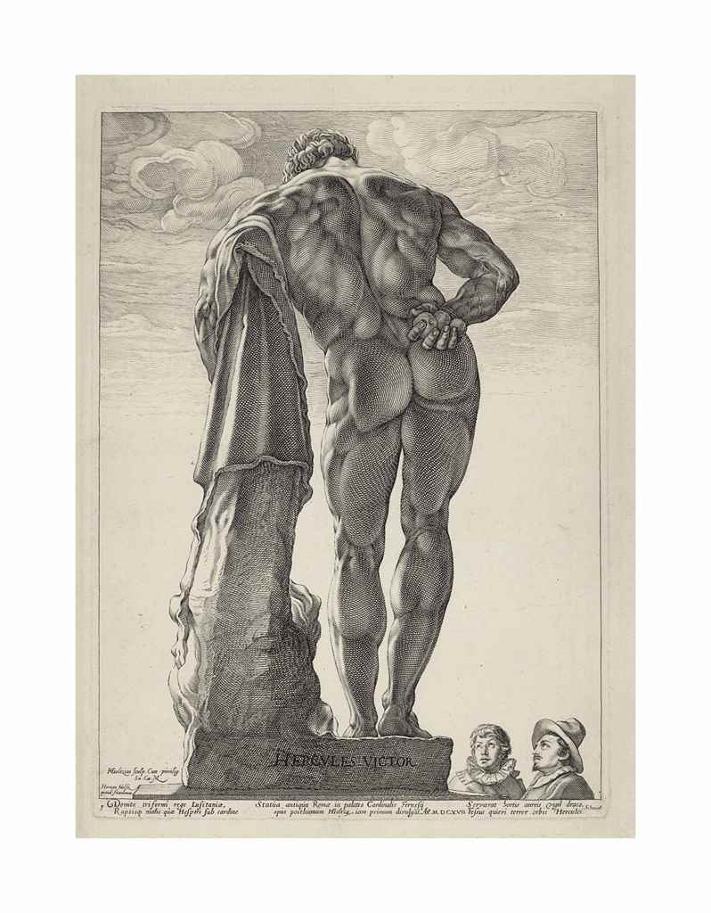 The Farnese Hercules by Hendrick Goltzius, circa 1592