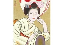 Artwork by Meiji Hashimoto, Festival, Made of ink and color on paper