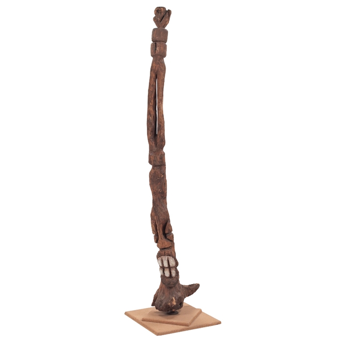 Artwork by Lorenzo Pace, African King, Made of wood sculpture