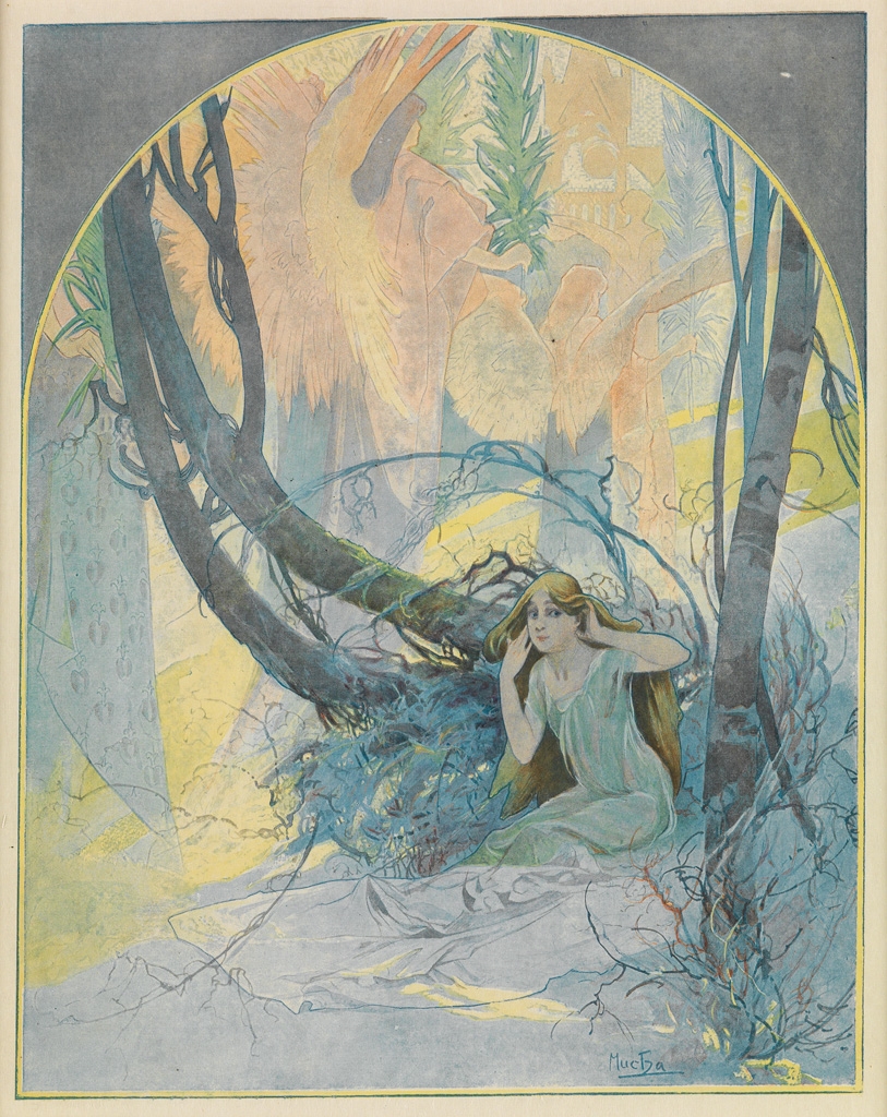 Alphonse Mucha | LE CARILLON DE PAQUES / EASTER BELLS (1896) | MutualArt
