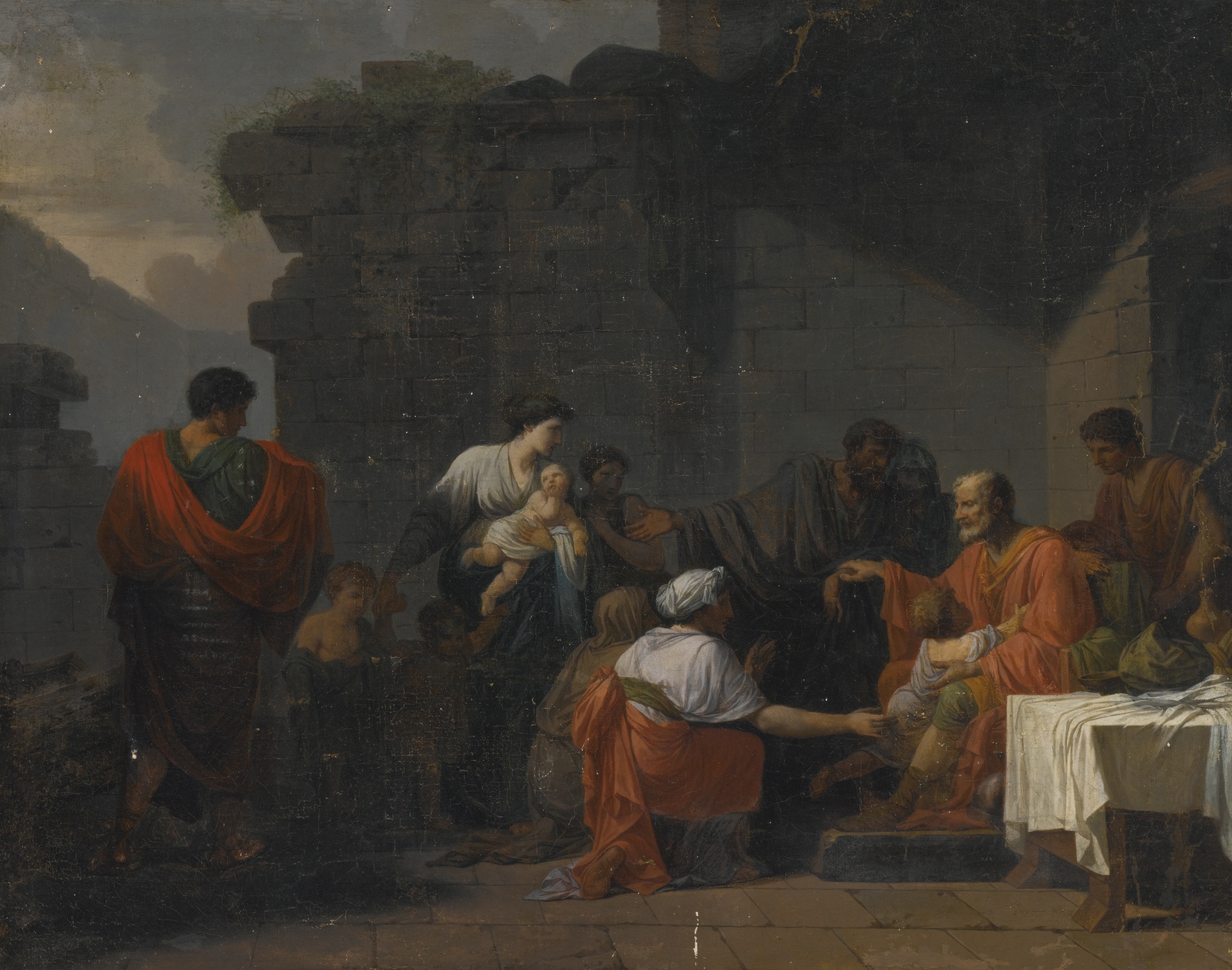 Jean-François-Pierre Peyron | Conversion de Saint Paul sur le chemin de