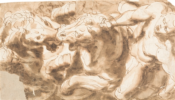 Reiterkampf by Italian School, 16th Century