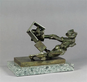 Maquette for 'A Mighty Blow for Freedom' - Michael Sandle