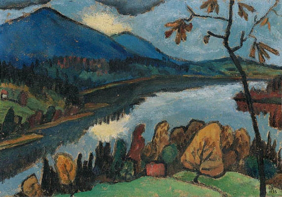 Artwork by Gabriele Münter, Staffelsee, Made of oil on board