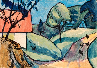 Bauernhof mit Hhnern