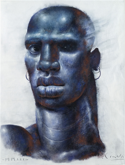 Blue travellers by Ricardo Cinalli, 2003