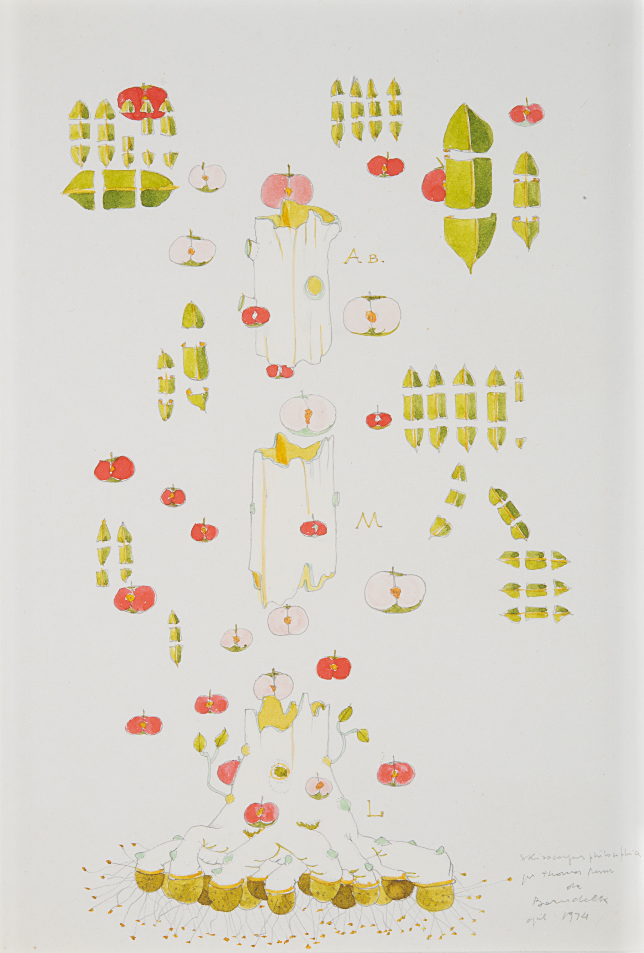 Gianfranco Baruchello | Skizo corpus philosophica (1974) | MutualArt