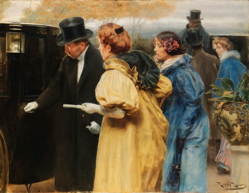 Romá Ribera | Off to the Ball | MutualArt