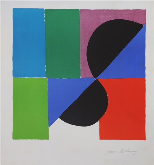 Nocturne Matinale by Sonia Delaunay, circa1970