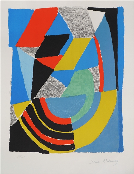 3ème Dimension by Sonia Delaunay, circa 1970