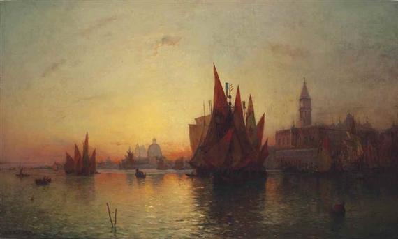 Venice by Lemuel D. Eldred, 1890