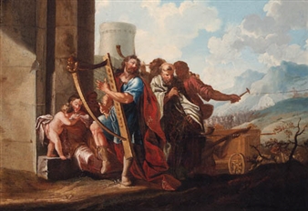 David dancing before the Ark - Karel van Mander III