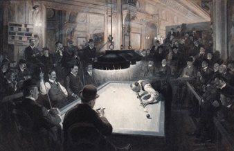 L'academie de billiard - Jean Joseph Léon Fauret