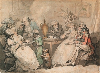 'Tea on Shore' - Thomas Rowlandson
